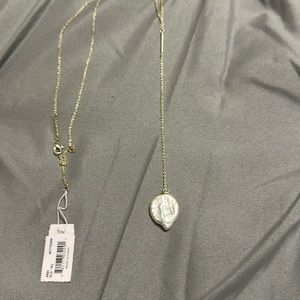 Kendra Scott Andi Y necklace pearl